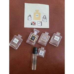 Chanel Miniature Empty Perfume Bottles No. 5, Coco Made, Allure , No. 19